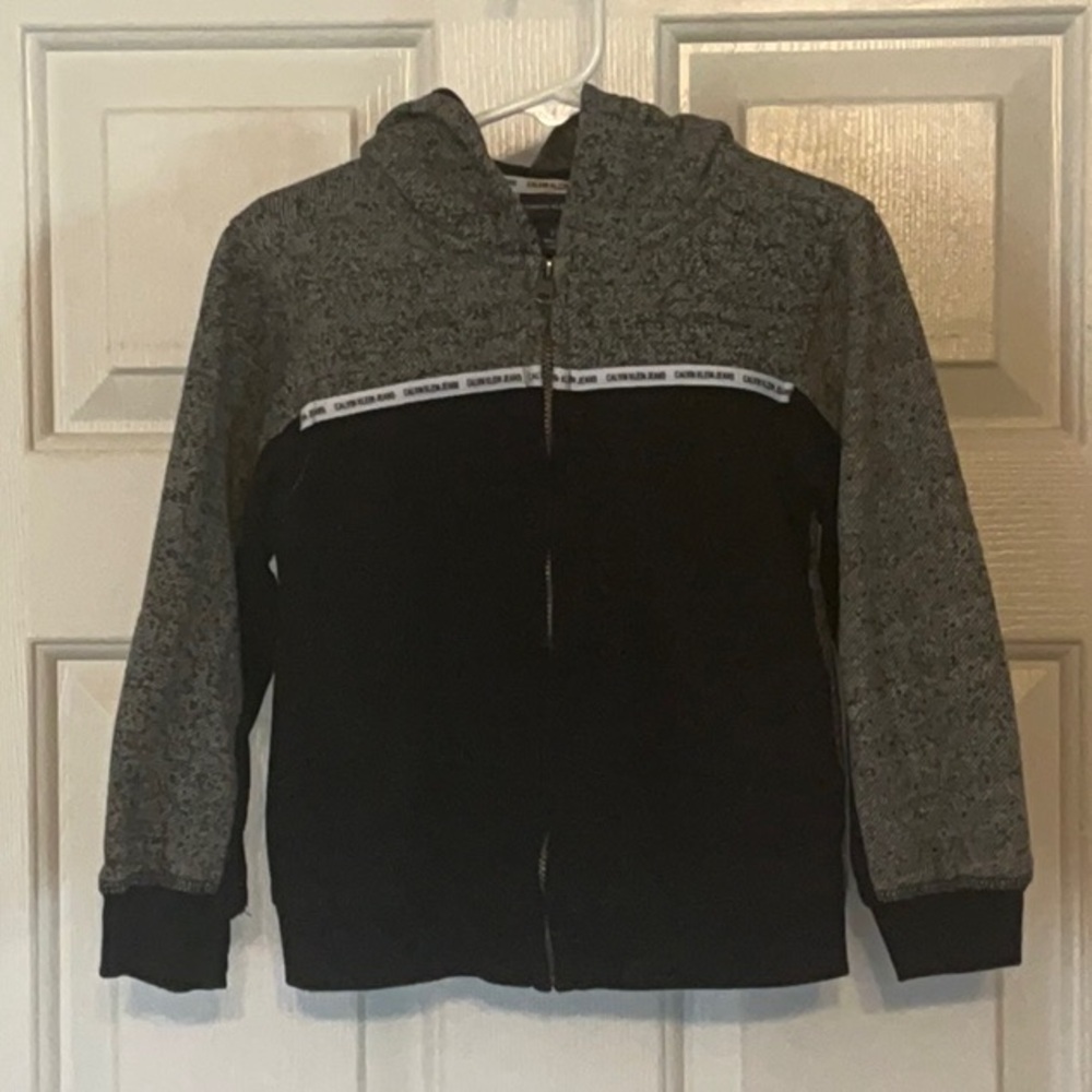 Calvin Klein Jeans Gray and Black Hoodie - Picture 10 of 10